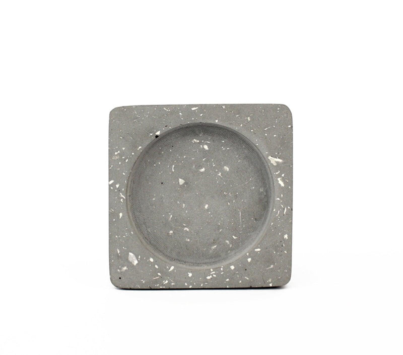 concrete pillar candle holder