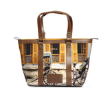 unique tote bag with zip