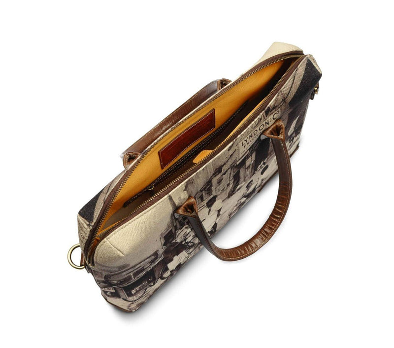 PRINTED LAPTOP BAG - Nappa Dori
