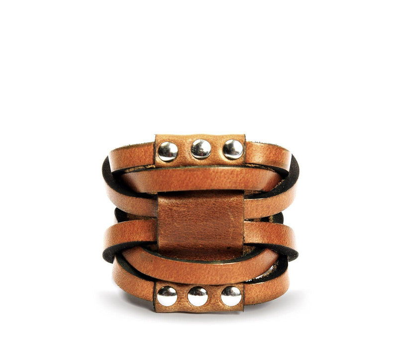 buy mens leather wristband
