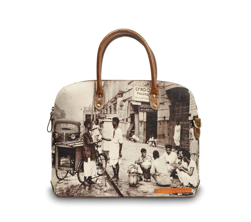 PRINTED LAPTOP BAG - Nappa Dori