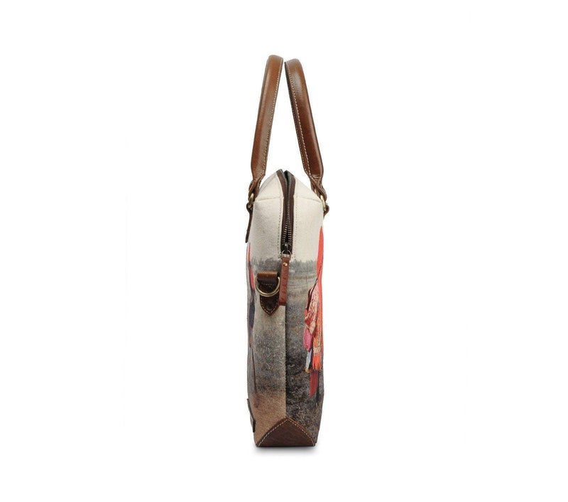 PRINTED LAPTOP BAG - Nappa Dori