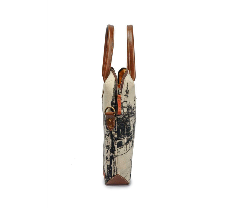 PRINTED LAPTOP BAG - Nappa Dori