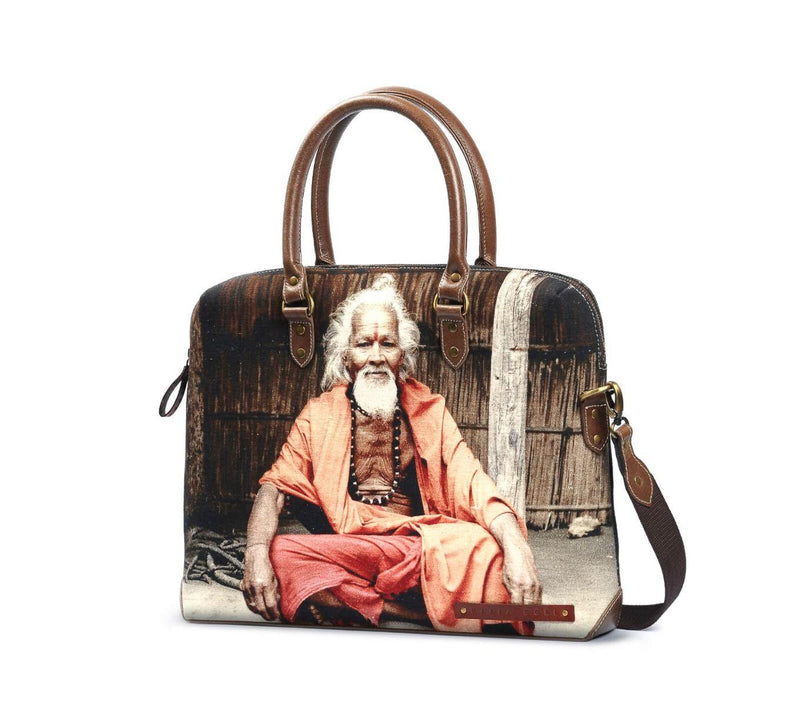 PRINTED LAPTOP BAG - Nappa Dori