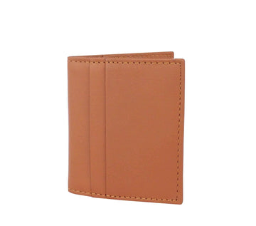 Leather Bi-Fold Money Clip Wallet