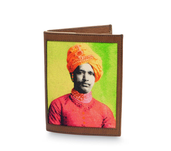 PRINTED PASSPORT CASE - Nappa Dori