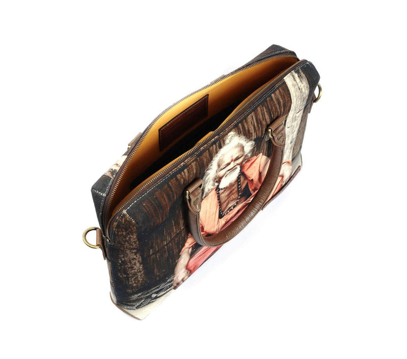 PRINTED LAPTOP BAG - Nappa Dori