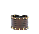 STUDDED WRISTBAND - Nappa Dori