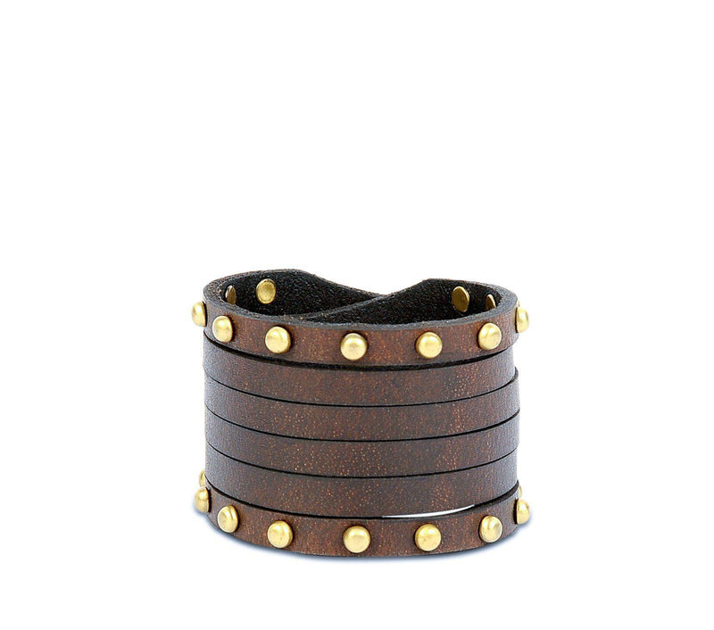 STUDDED WRISTBAND - Nappa Dori