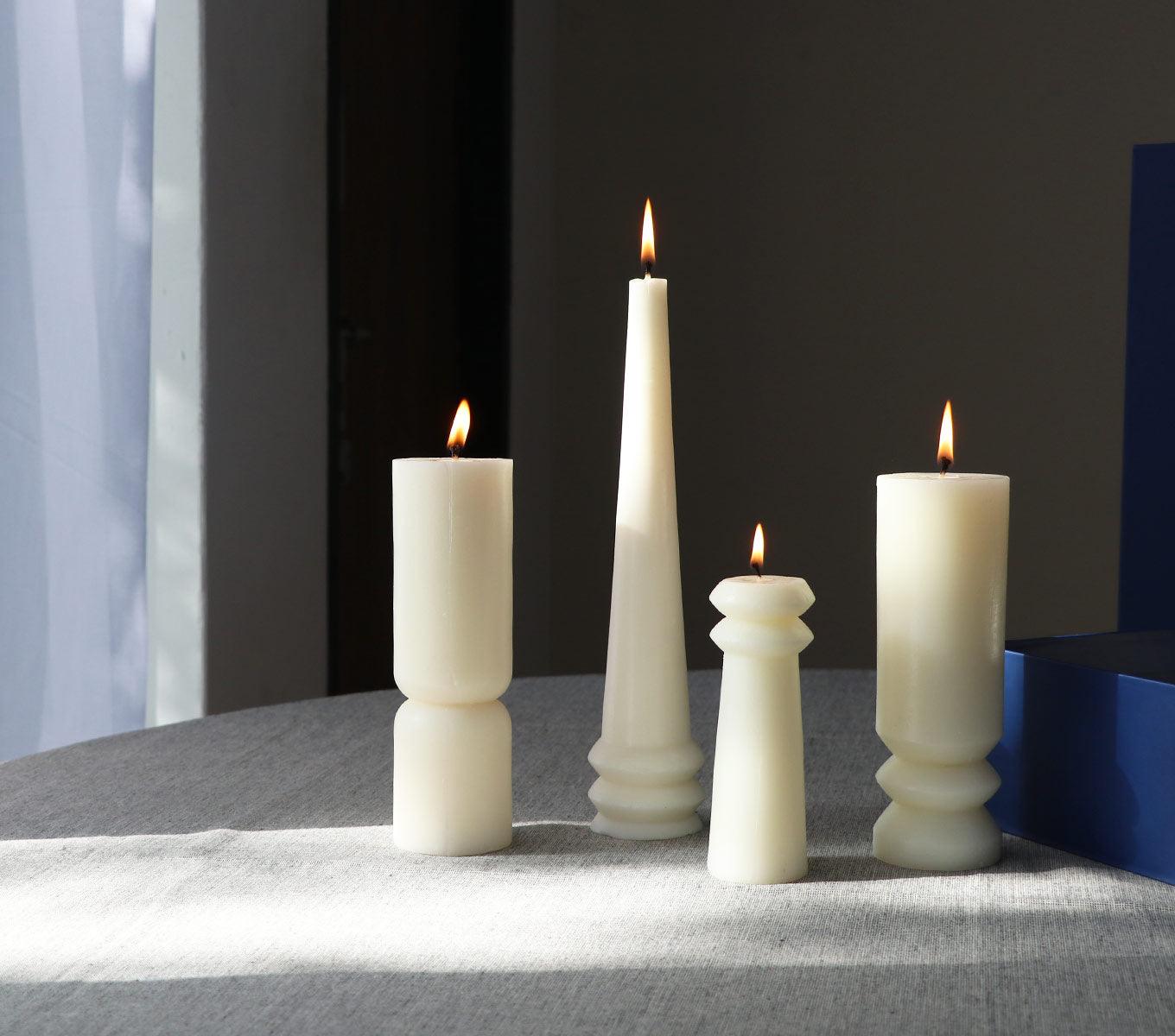STUPA COLLECTION CANDLE SET OF 4