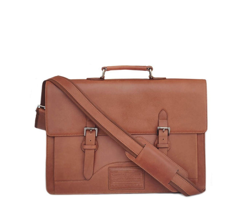 NORMAN LAPTOP BAG - Nappa Dori