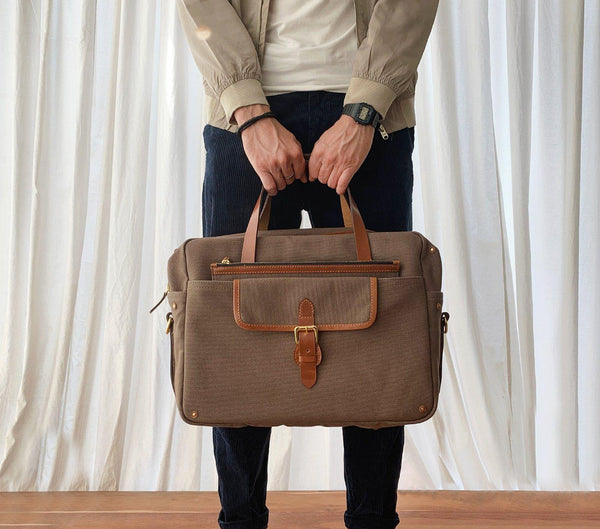 canvas laptop bag men