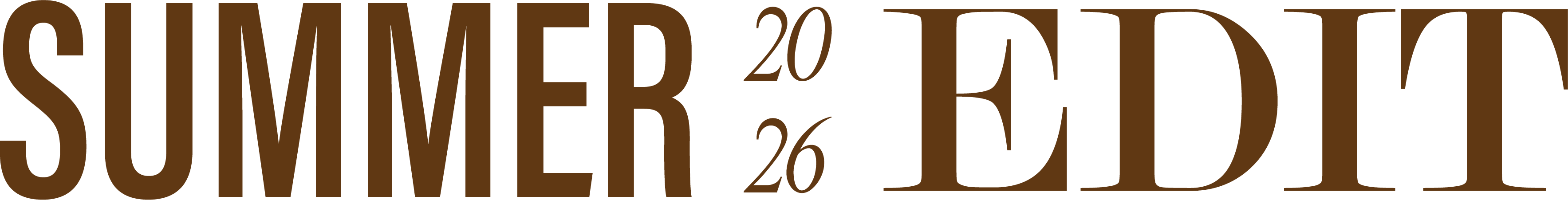 Summer 2026 Edit
